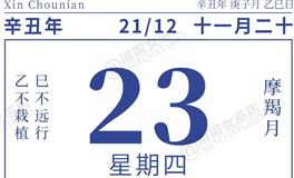 闹闹女巫店今日运势2021年12月23日