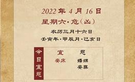 董易林每日生肖运势2022年4月16日