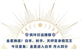 Ezoey徐佩玲每日星座运势2022年5月3日